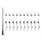 10ct. Warm White Flickering LED Hanging Spider Candles with Remote by Ashland®